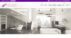 Desktop Screenshot of legacystairsandmillwork.com